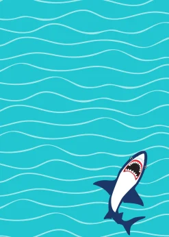 Jawsome Shark Birthday Invitation