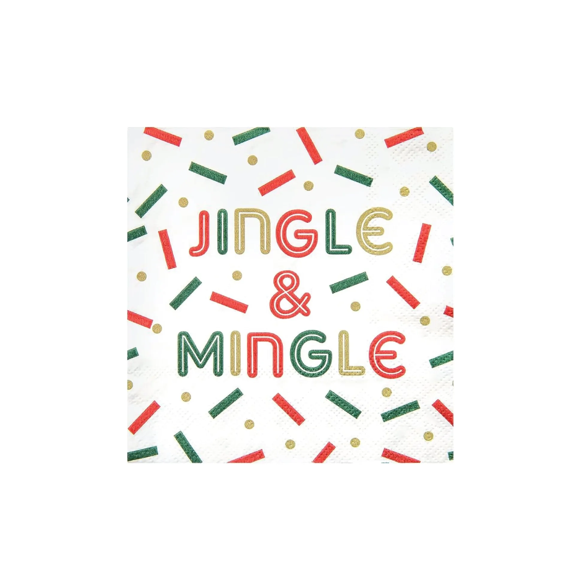 Jingle & Mingle Dessert Napkins 20ct