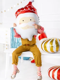 Jolly Santa Foil Balloon 23.5in