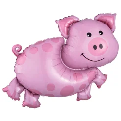 Jumbo Pig Shaped Foil Balloon