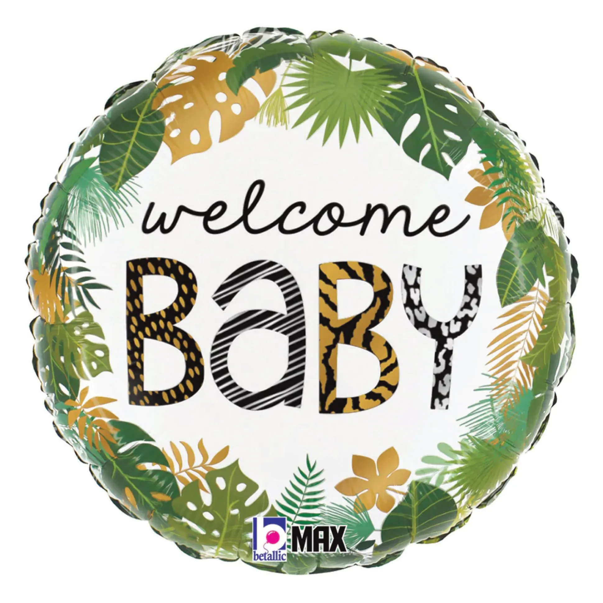 Jungle Welcome Baby Balloon 18in