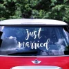 Just Married Car Sticker