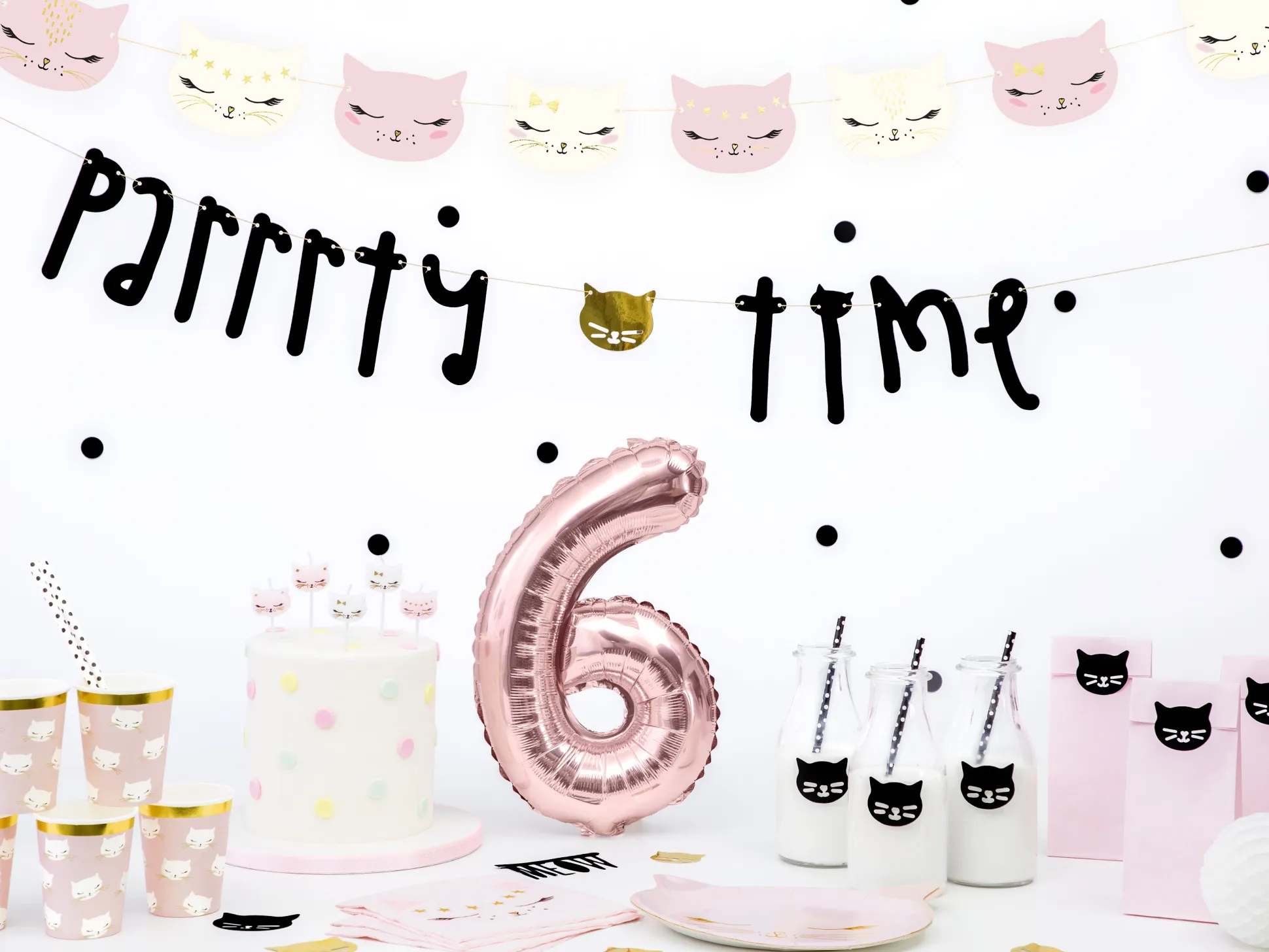 Kitty Cat Party Banner