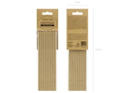 Kraft Paper Straws 10ct