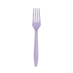 Lavender Plastic Forks 24ct