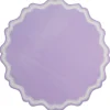 Lavender Scallop Paper Placemats 12ct