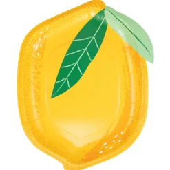 Lemon Shaped Lunch Plates 8ct