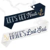 Let's Get Nauti Bachelorette Party Sash