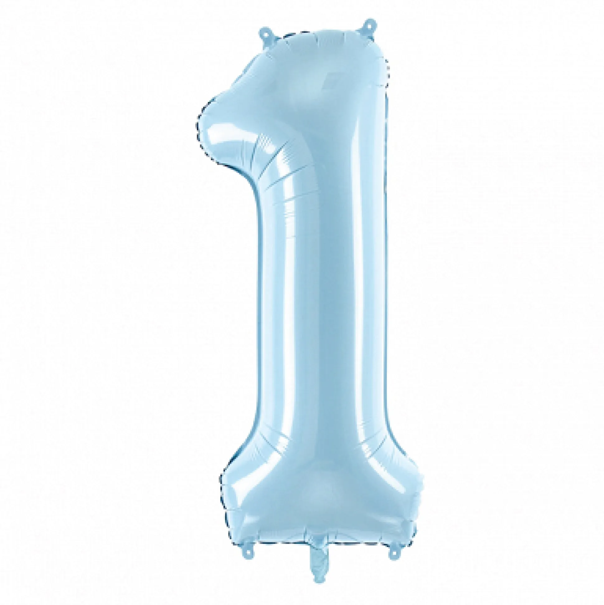 Light Blue 0-9 Number Balloon 34in