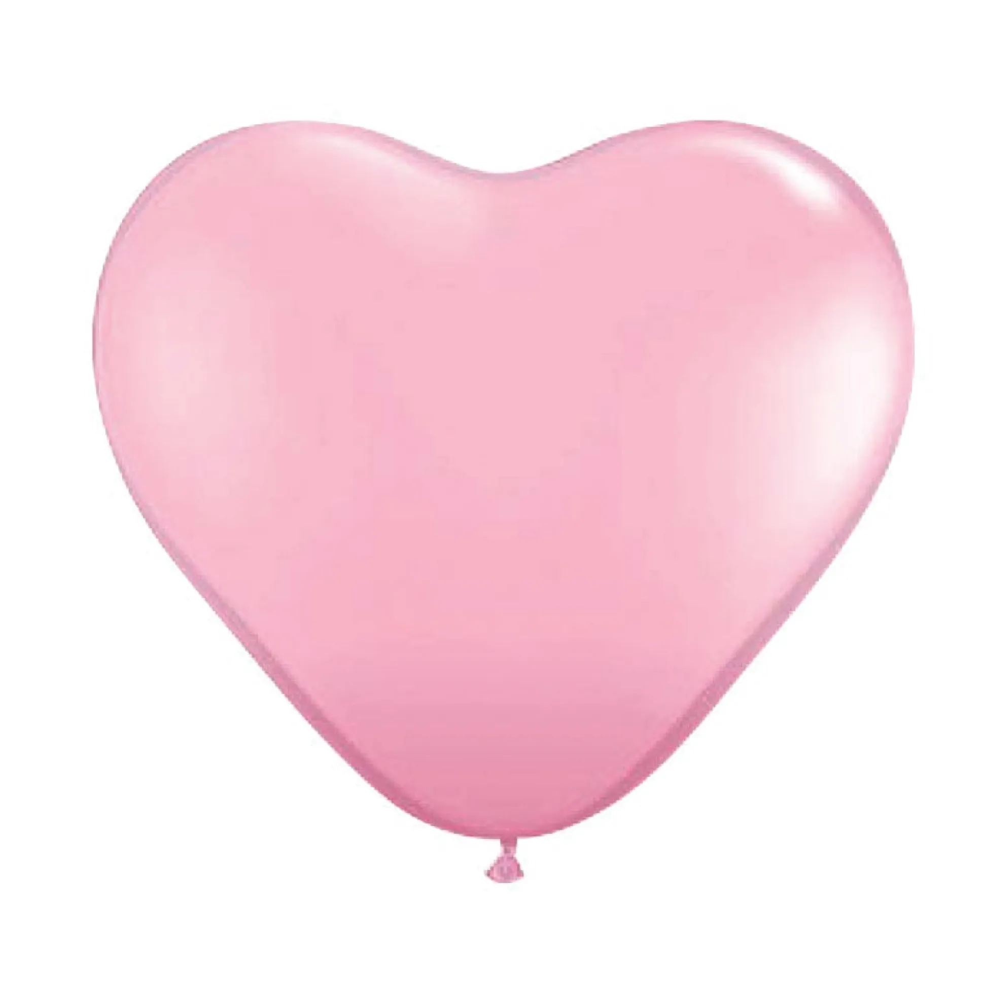 Light Pink Heart Latex Balloons 11in