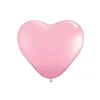 Light Pink Heart Latex Balloons 6in