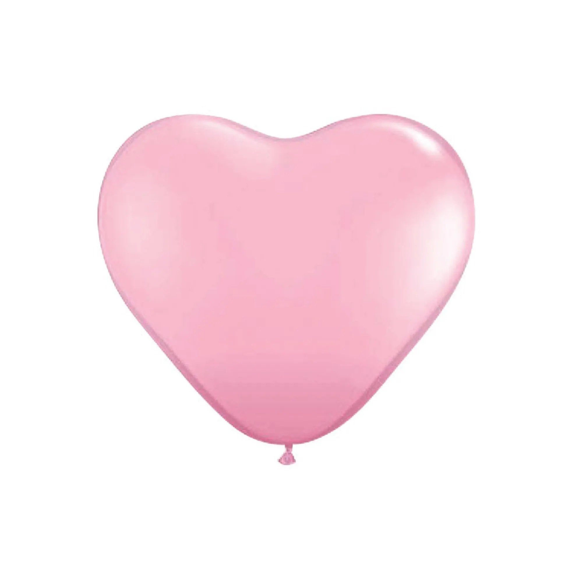Light Pink Heart Latex Balloons 6in