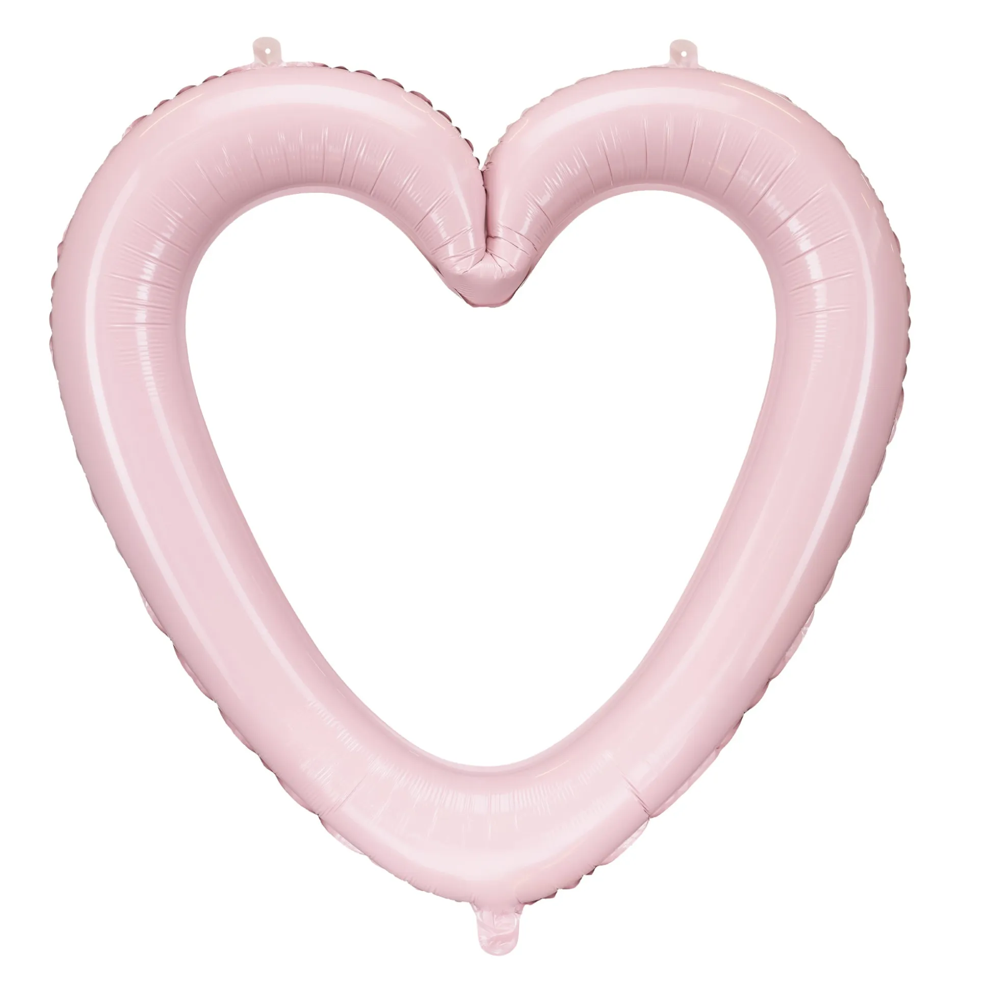Light Pink Open Heart Balloon Frame 29in