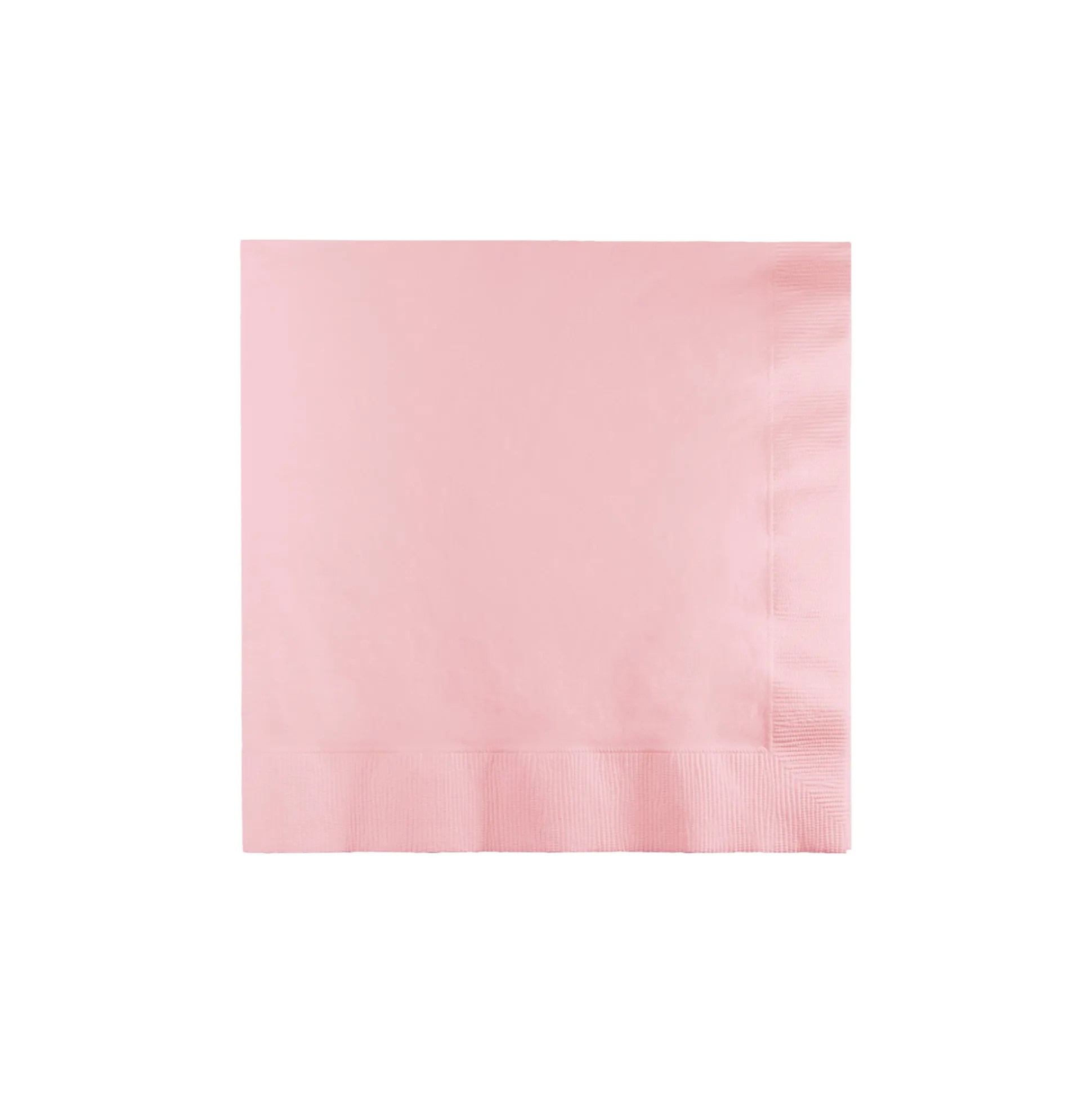 Light Pink Paper Dessert Napkins 20ct
