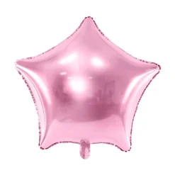 Light Pink Star Foil Balloon 19in