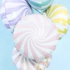 Light Pink Swirly Lollipop Foil Balloon 14in