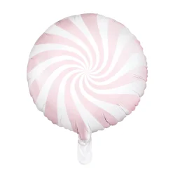 Light Pink Swirly Lollipop Foil Balloon 14in