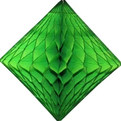 Lime Green Honeycomb Diamond 12in
