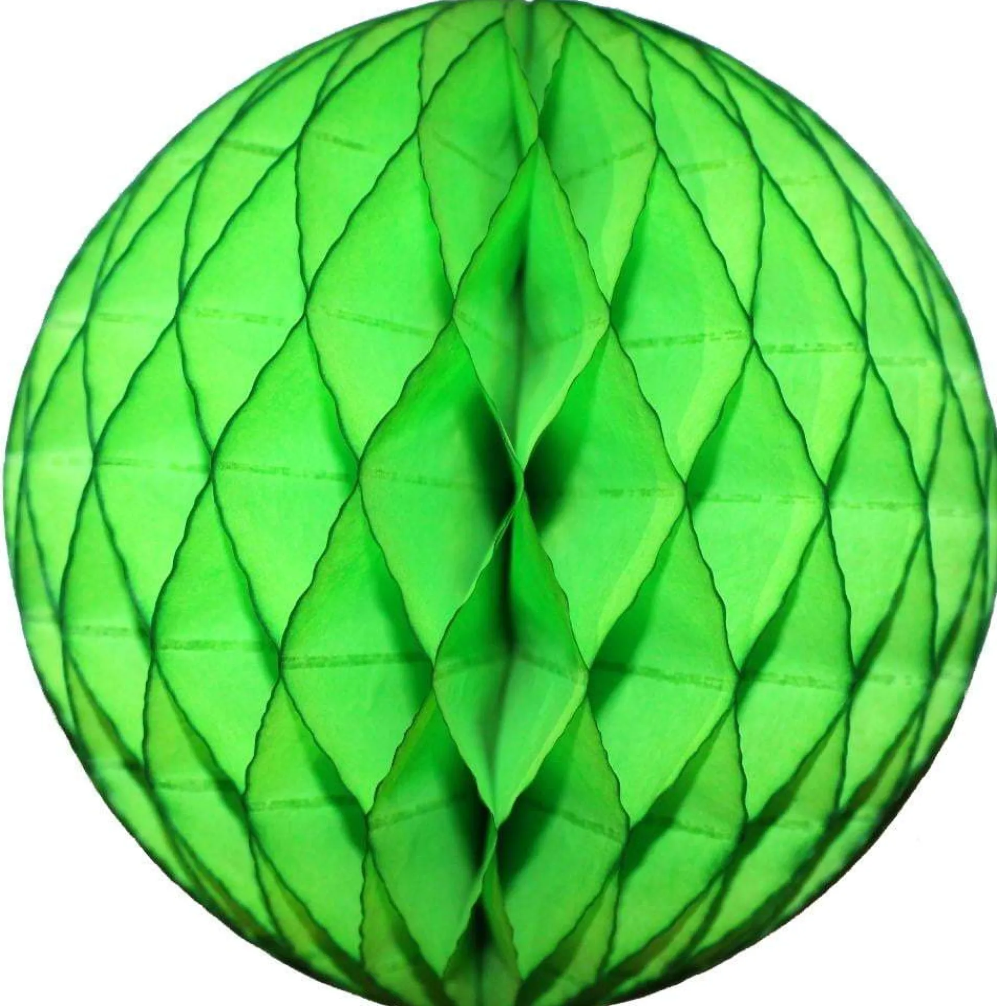 Lime Green Honeycomb Tissue Ball