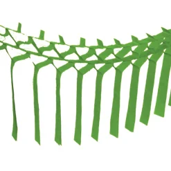 Lime Green Tissue Paper Streamer Garland 12ft