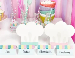 Little Chef Baking Party Hats 12ct