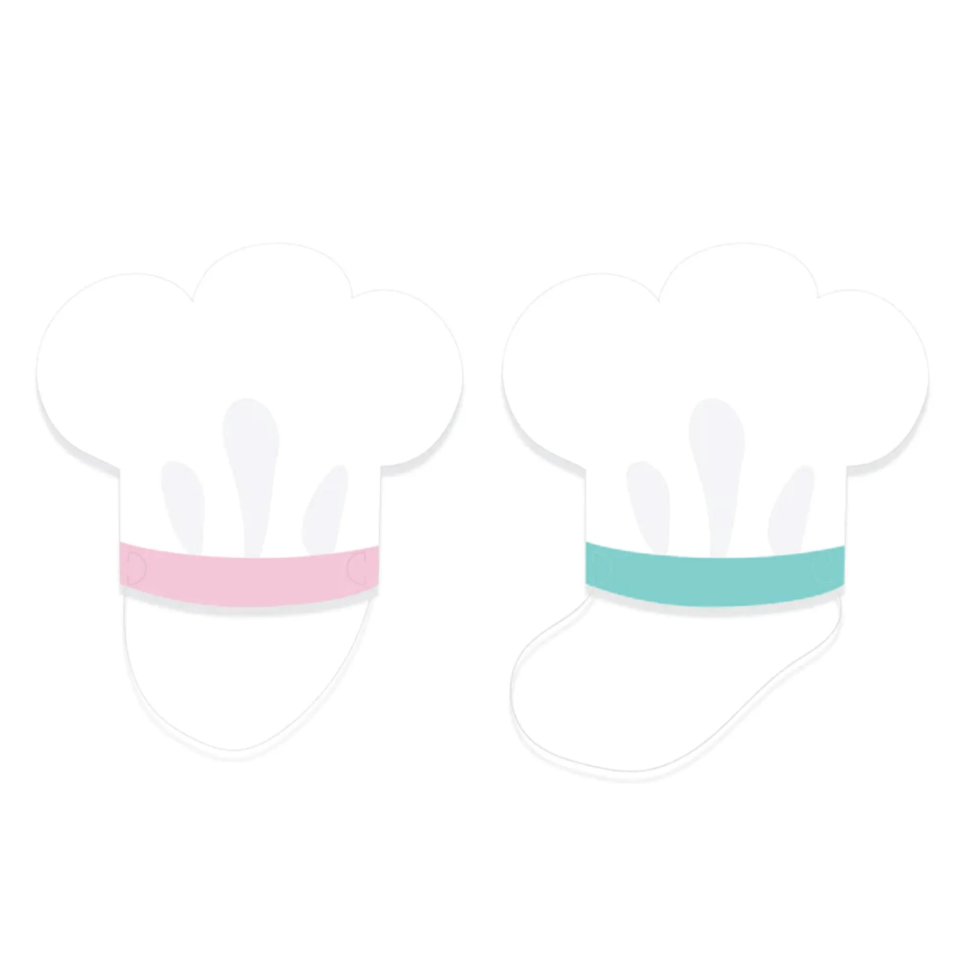 Little Chef Baking Party Hats 12ct