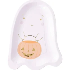 Little Ghoul Ghost Lunch Plates 8ct