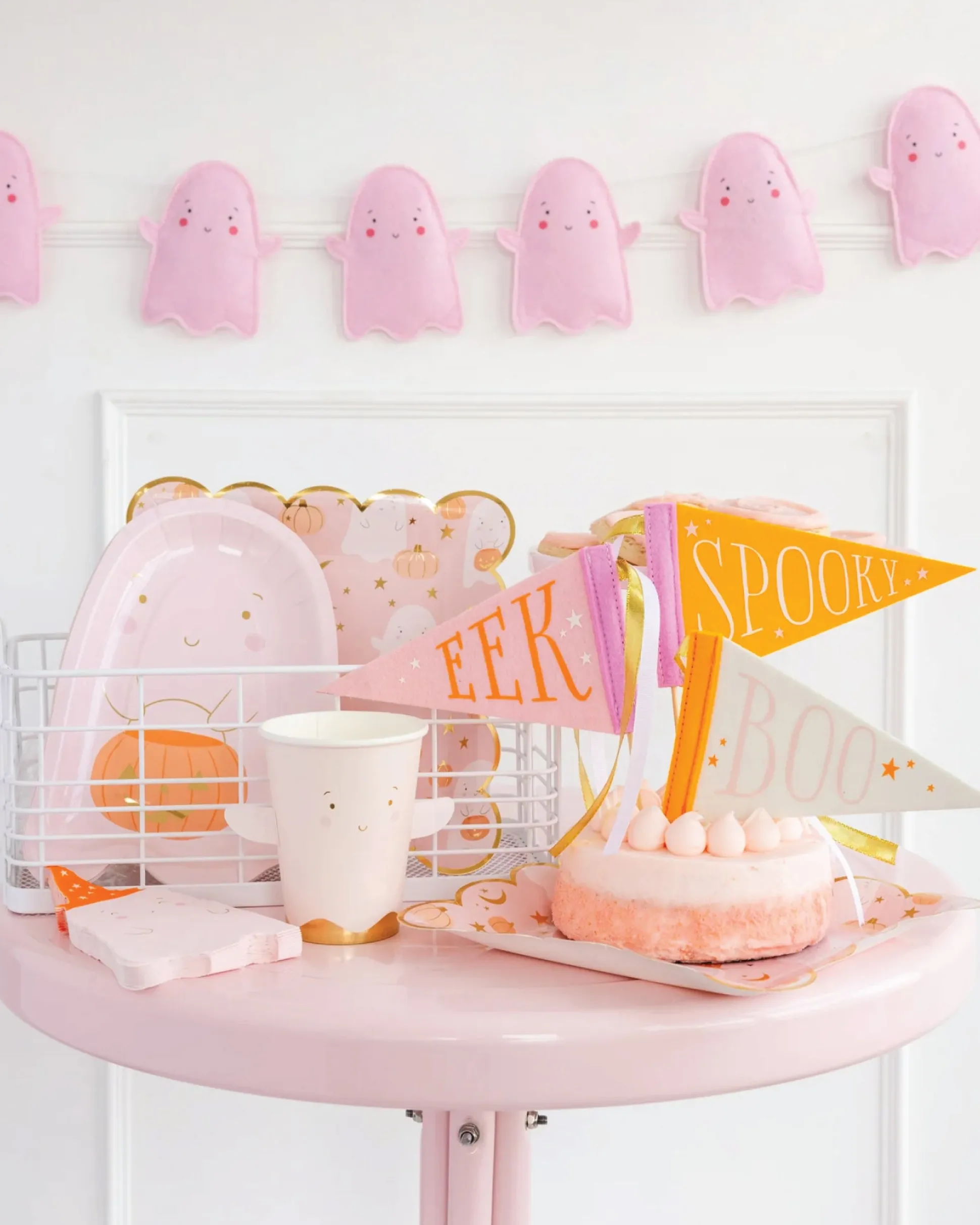 Little Ghoul Ghost Paper Cups 8ct