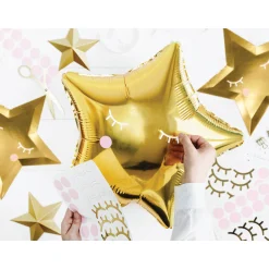 Little Star Eyelashes & Cheeks Balloon Stickers, 2 Sheets, 48pc