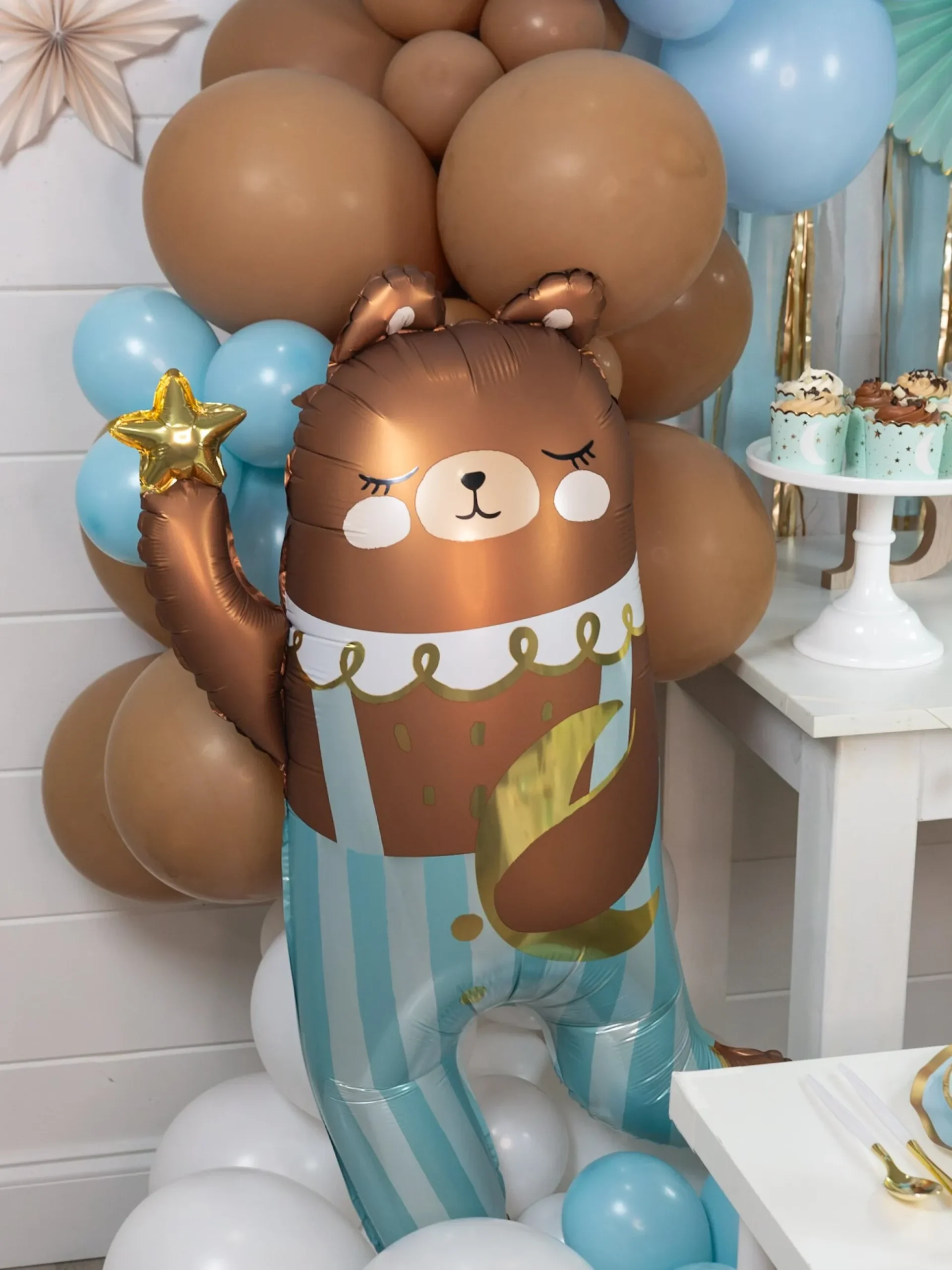 Little Star Teddy Bear Balloon 35.5in