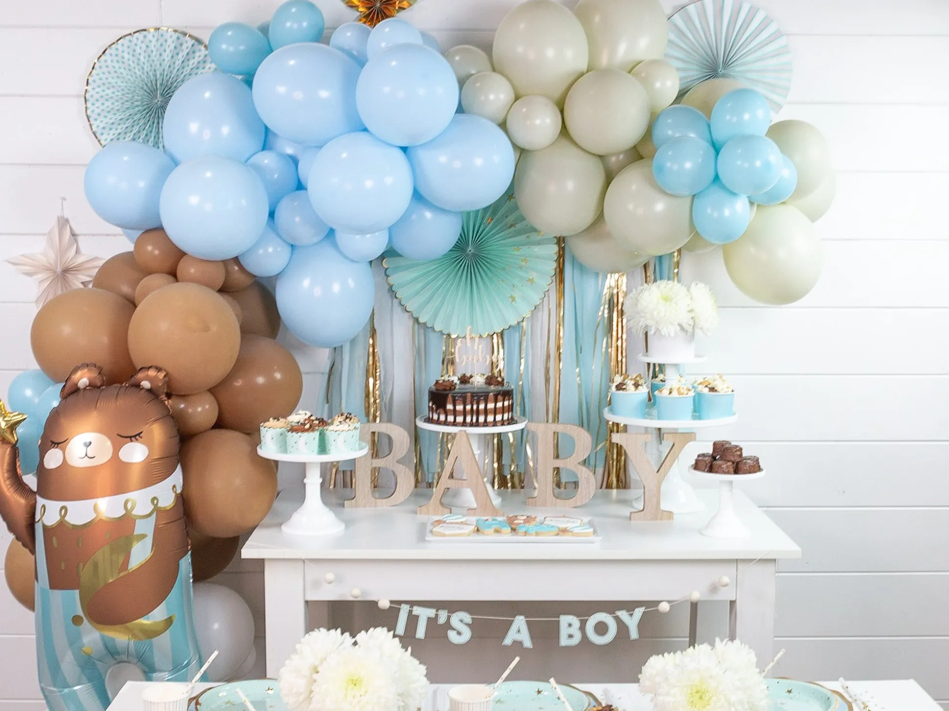 Little Star Teddy Bear Balloon 35.5in