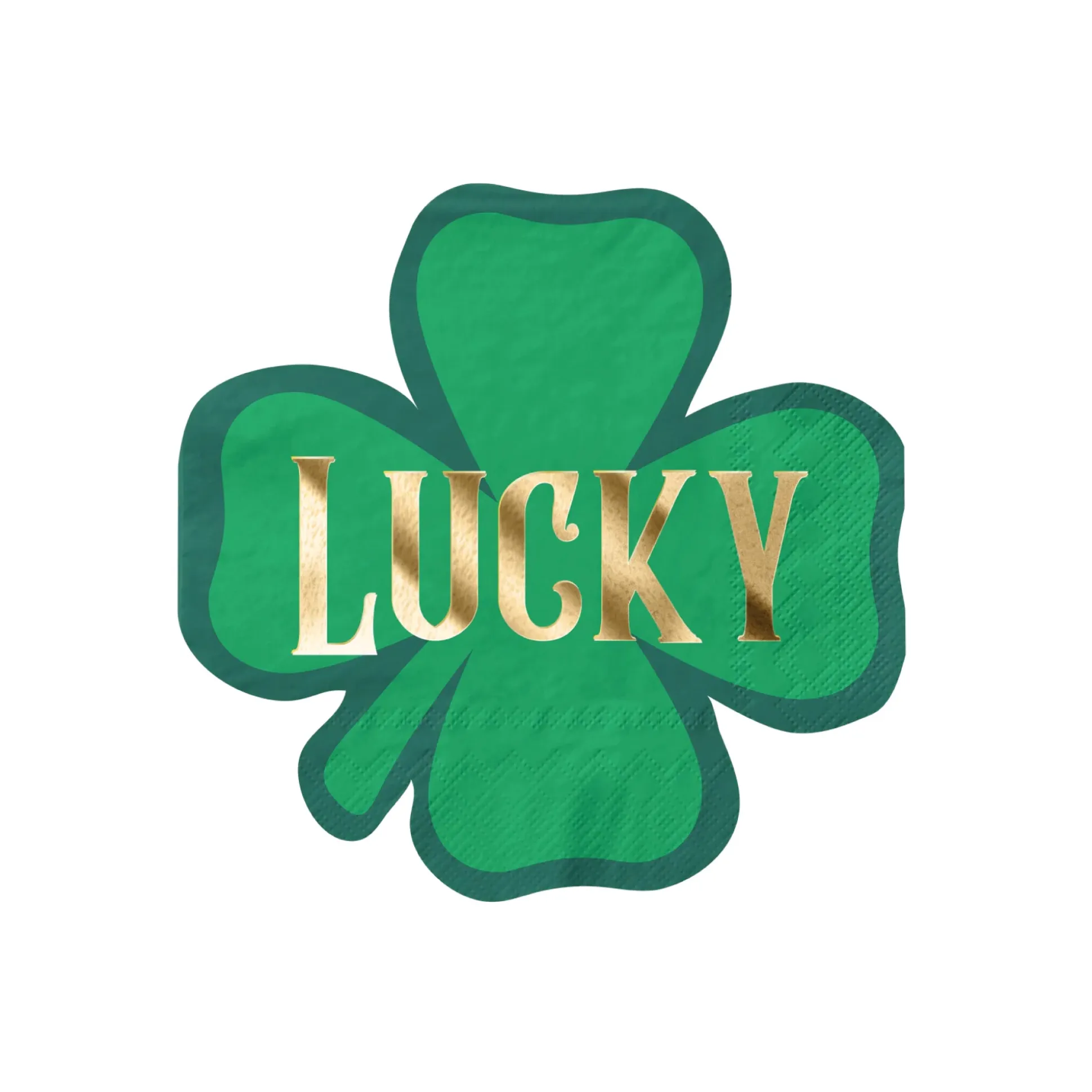 Lucky Clover St. Patrick's Day Dessert Napkins 16ct