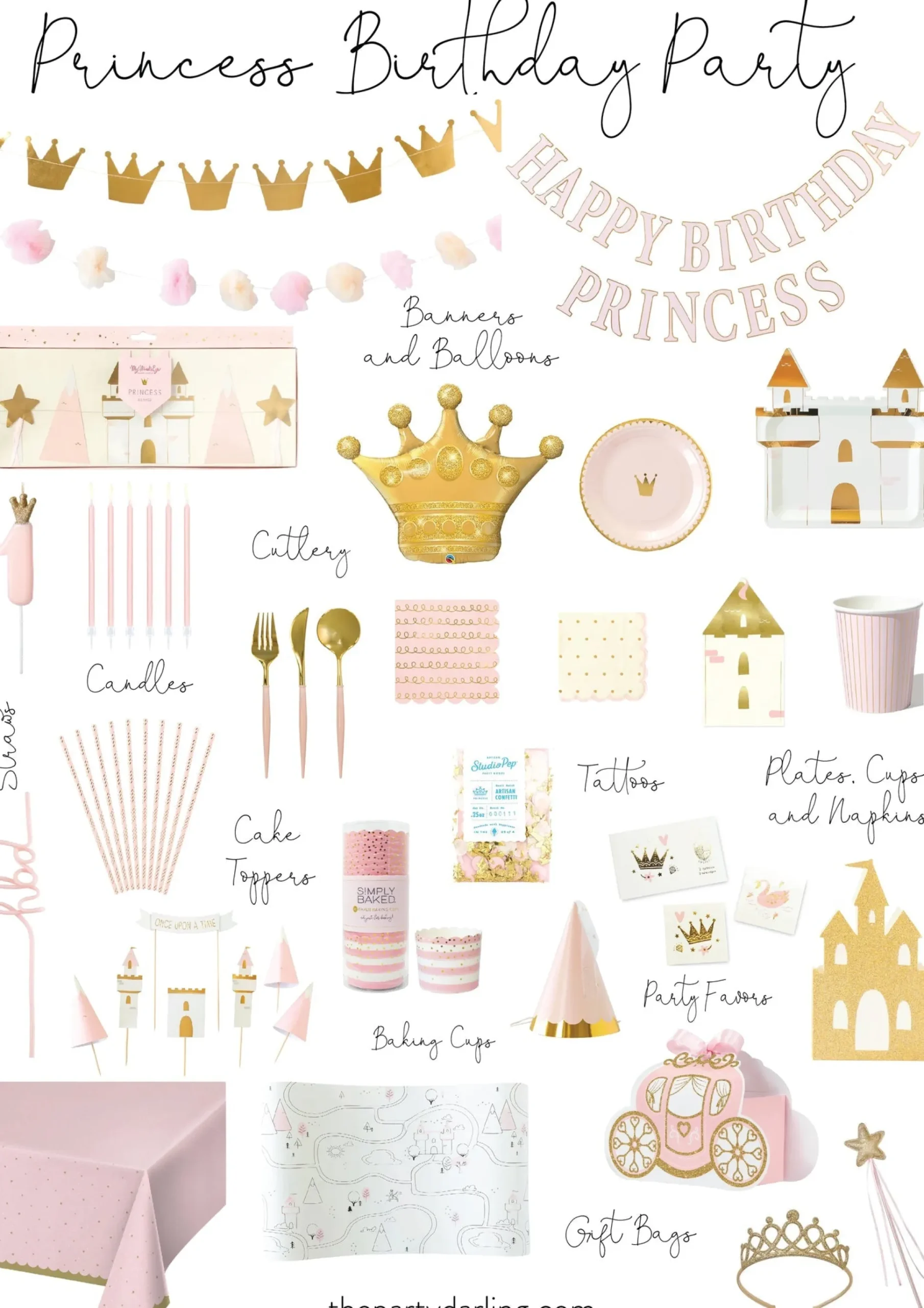 Magical Princess Castle Foil Balloon 24in