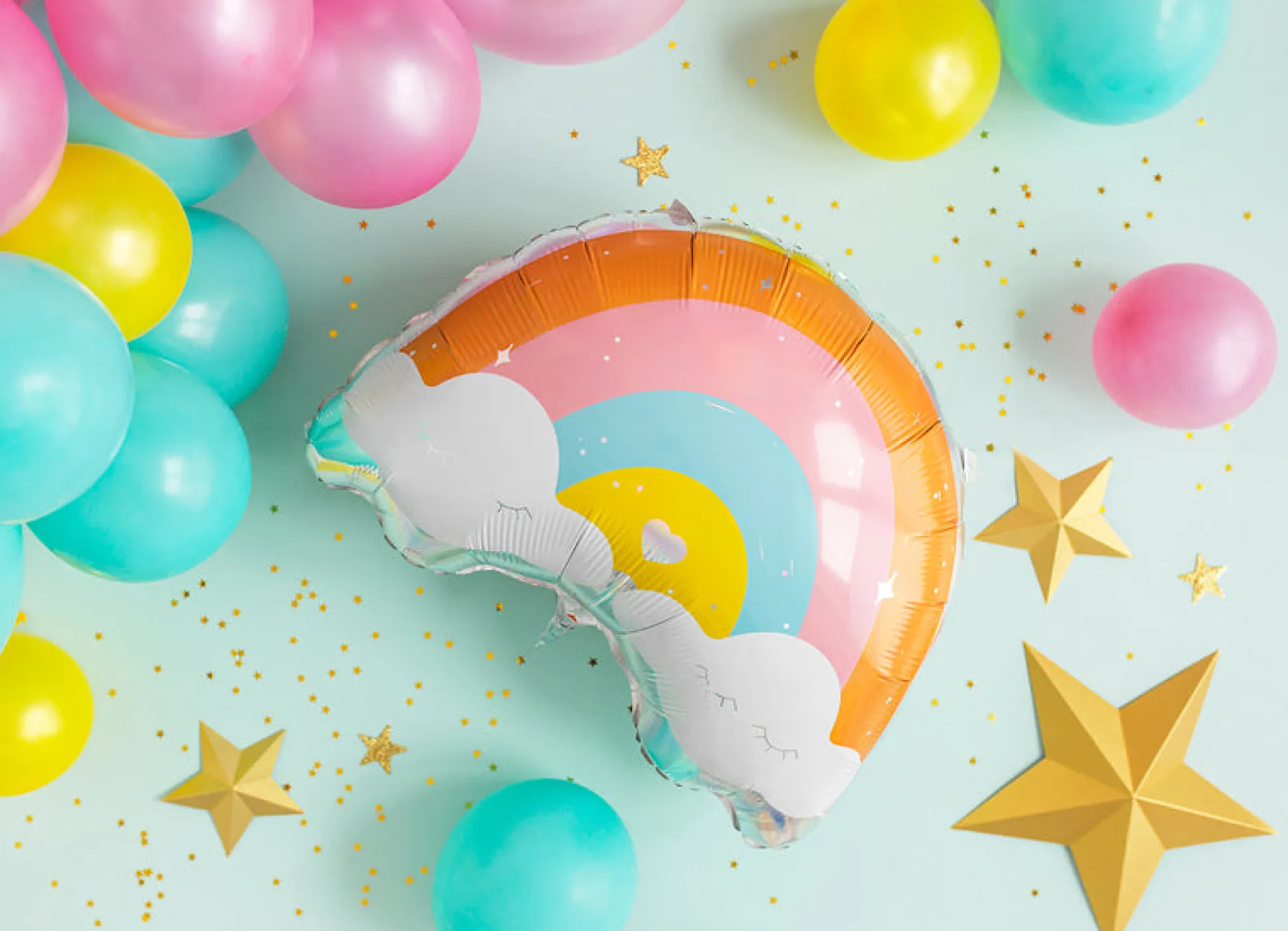 Magical Rainbow Foil Balloon 21.5in