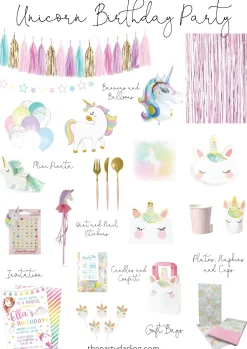 Magical Unicorn Birthday Party Invitation