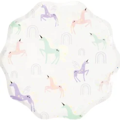 Magical Unicorn Lunch Plates 8ct
