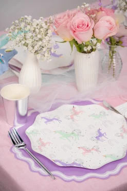 Magical Unicorn Lunch Plates 8ct