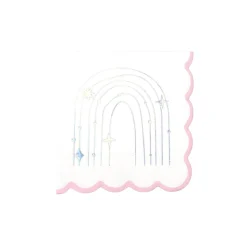 Magical Unicorn Rainbow Dessert Napkins 16ct