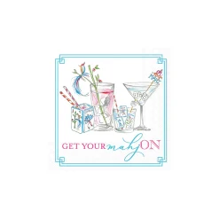 Mahjong Drinks Dessert Napkins 20ct