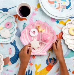 Make Waves Mermaid Lunch Plates 8ct
