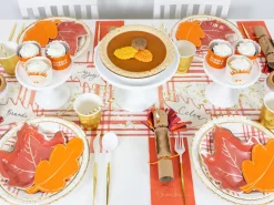 Maple Leaf Shaped Plates 8ct