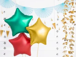 Matte Gold Star Foil Balloon 19in