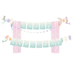 Mermaid Birthday Banner Set