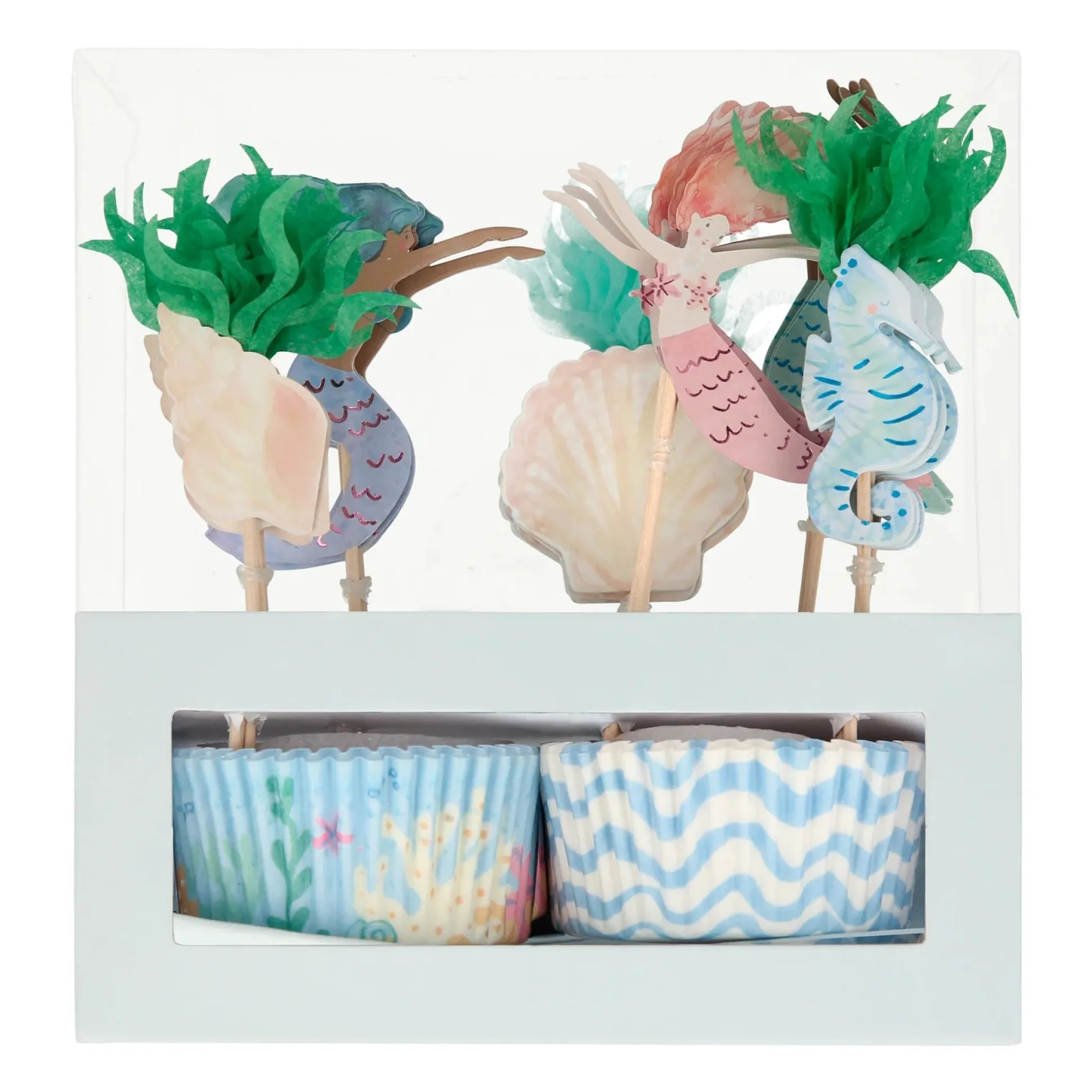 Mermaid Cupcake Decorating Kit 24ct