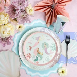 Mermaid Dessert Plates 8ct