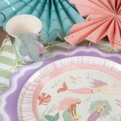 Mermaid Dessert Plates 8ct