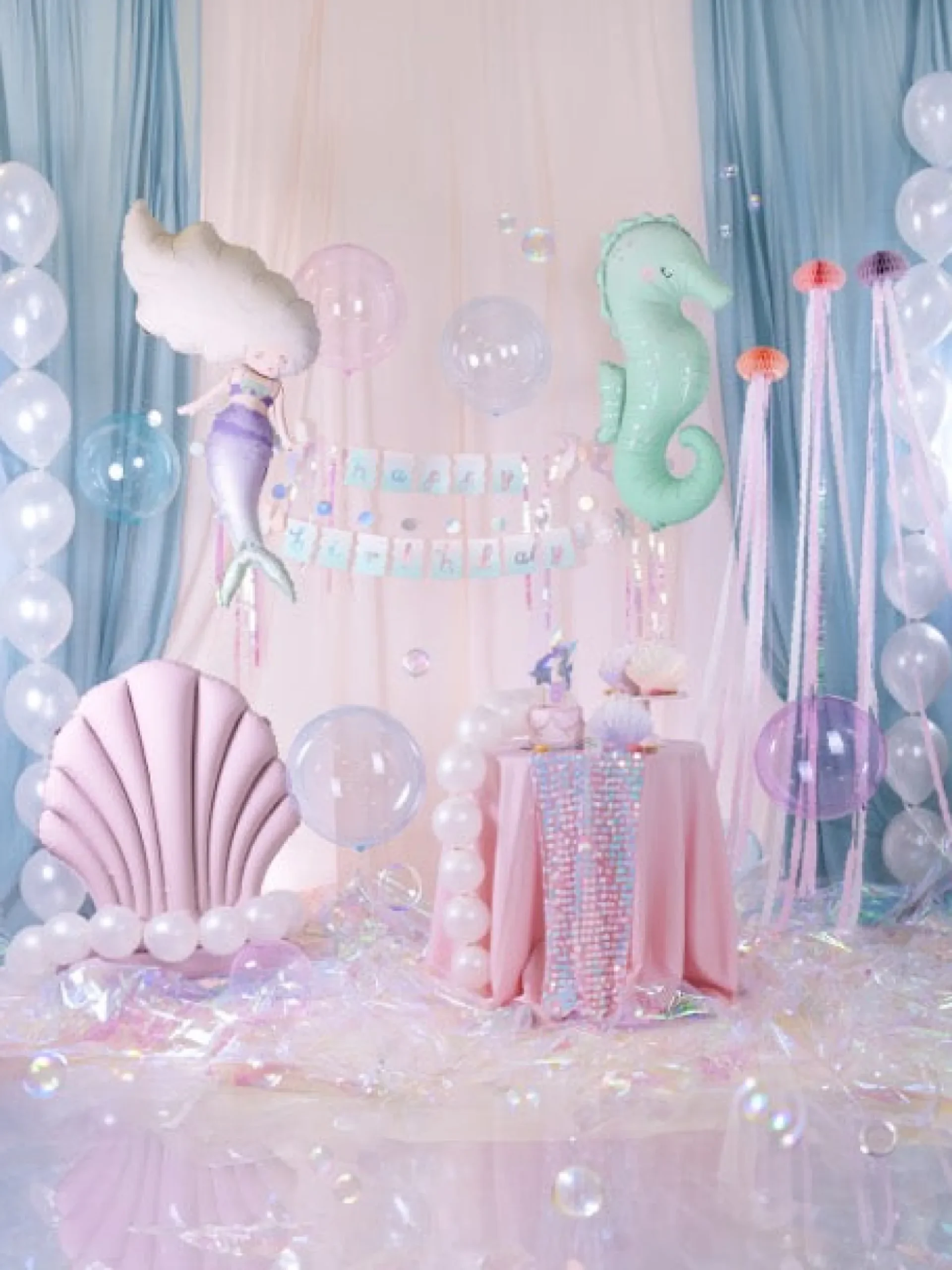 Mermaid Foil Balloon 43in