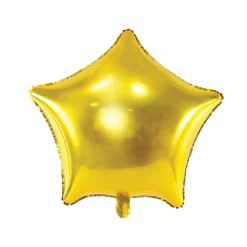 Metallic Gold Star Balloon 20in