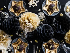 Metallic Gold Star Lunch Plates 6ct