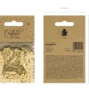 Metallic Gold Tropical Leaf Confetti